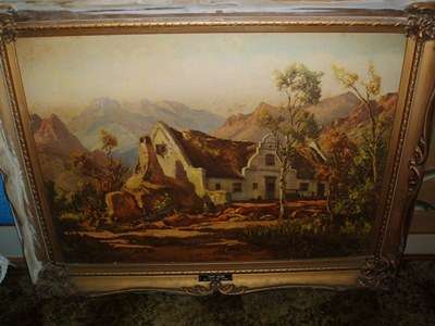 STUNNING PRINT OF TINUS DE JONG WITH FRAME