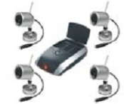 2.4Ghz Wireless Camera Kit - 4 x Waterproof Camera's with Night Vision, Outdoor