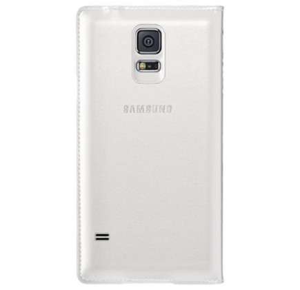 SAMSUNG  GALAXY S5 FLIP WALLET- METALLIC WHITE