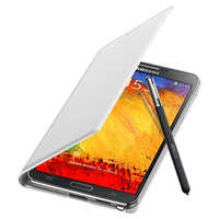 SAMSUNG GALAXY NOTE 3 LEATHER FLIP COVER - White