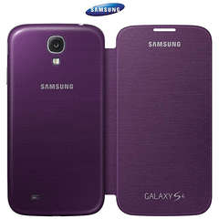 SAMSUNG GALAXY S4 FLIP COVER - Purple
