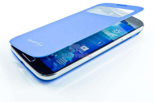 SAMSUNG GALAXY S4 S-VIEW FLIP COVER - Light blue