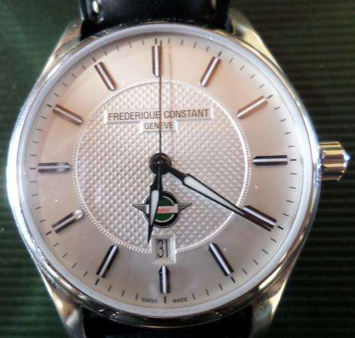 Silver guiloche dial