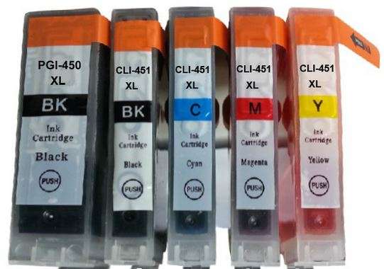 Set Canon 451XL Generic Cartridges