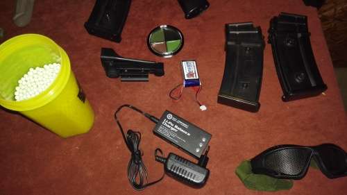 Heckler & Koch G36C Airsoft Rifle with ACCESSORIES!