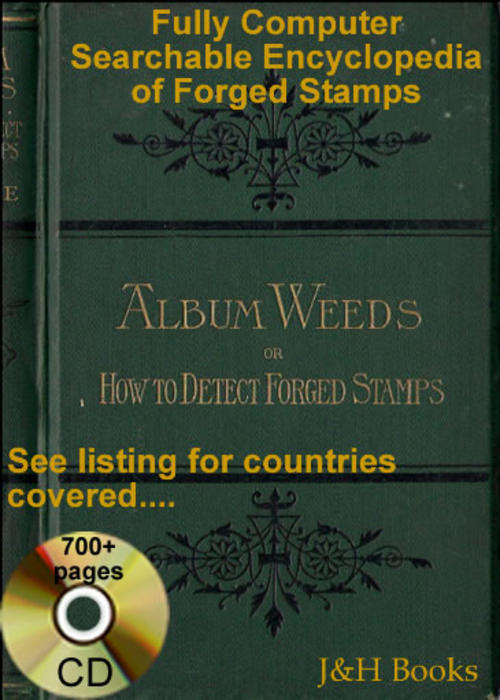 ALBUM WEEDS 2nd Edition A-Z How To Detect Forged Stamps Commonwealth World GB 726pages