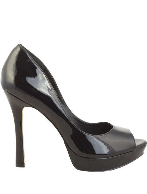 BCBGeneration Ladies Black Sasha Peep Toe UK/SA SIZE 7