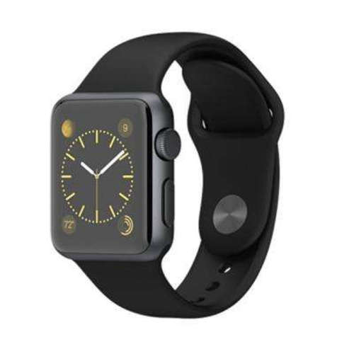 APPLE WATCH 38mm SPACE GRAY ALUMINIUM CASE - MANY ORIGINAL STRAPS