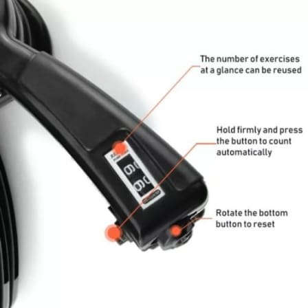 R-Shape Hand Grip Adjustable Countable Strength Exercise Gripper