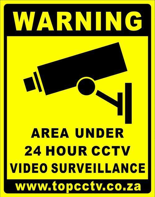CCTV Warning Sign