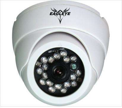 800TVL 960H Ultra Hi-Res 1/3" HDIS, PVC Indoor IR Dome Camera.  20m IR.