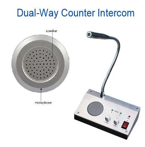 2 way audio intercom for counter