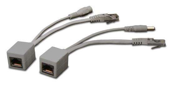 POE splitter set for IP camera