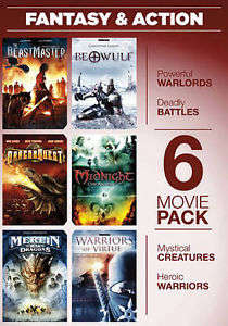 Fantasy & Action 6 Movie boxset DVD
