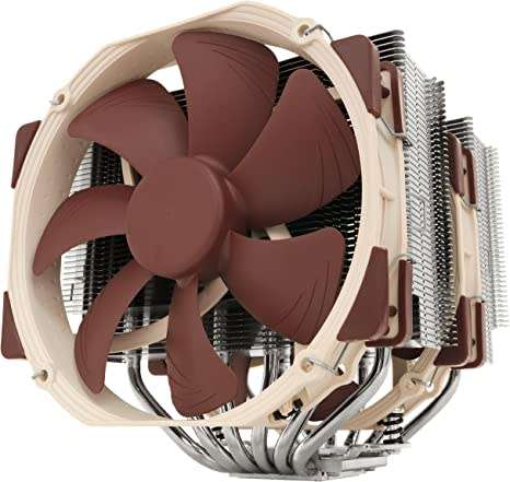 Noctua NH-D15 Premium CPU Cooler with 2X NF-A15 PWM 140mm Fans (Brown)