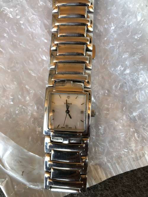 Tissot evocation mother of pearl ladies watch