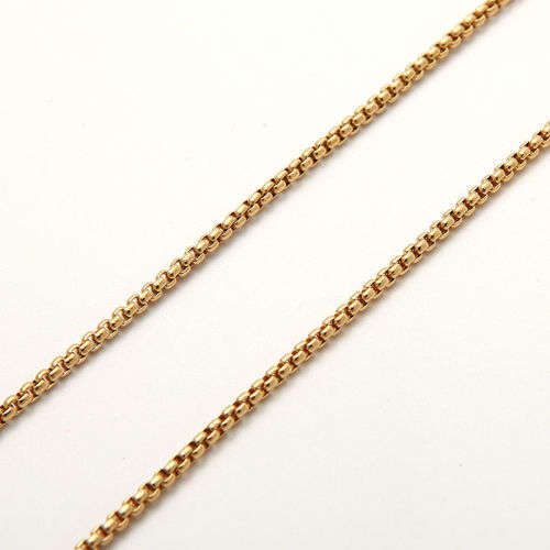 Mens  Cool 9K Yellow Gold Filled Pebble Link Chain  ( 50cm )