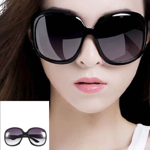 Ladies Smart  DOLCE & GABBANA Style Big Rim Sunglasses ( Tea Colour )