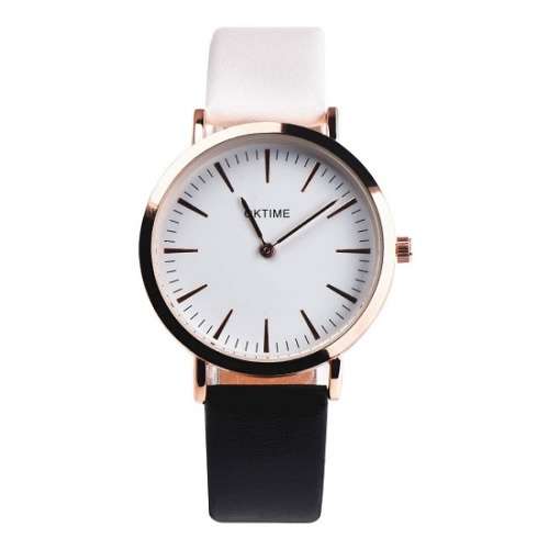 Ladies Smart Dual Band Colour  Leather Band Watch