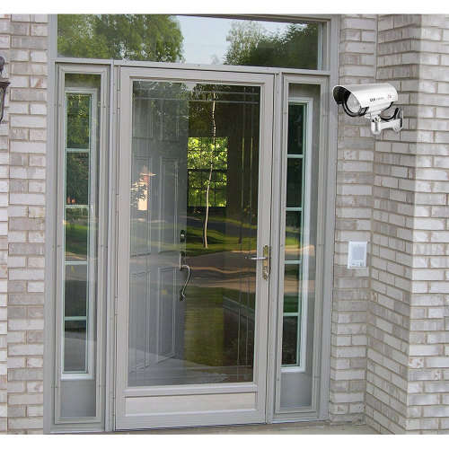 Dummy Security Surveillance Bullet Camera  -  ( Silver )
