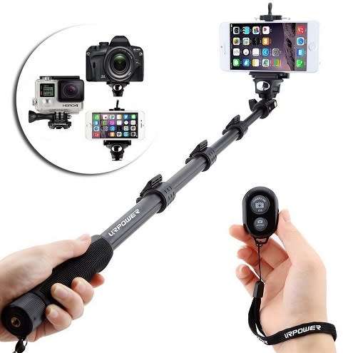 HAMEE Super Action Series Bluetooth Wireless Selfie Stick with Remote