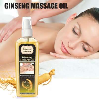 Disaar Natural Muscle Pain and Body Ache Relieving Ginseng Massage Oil