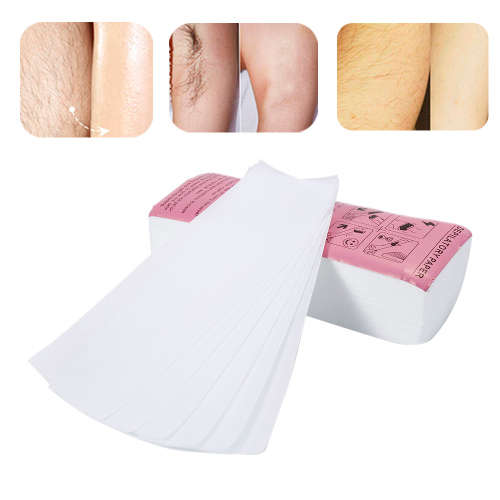 Professional Quality Full Body Depilatory Paper Waxing Strips - ( Pack of 100 )