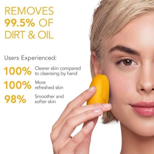 FOREVER T-SONIC LUNA MINI ELECTRICAL /RECHARGEABLE SILICONE VIBRATING / PULSING DEEP FACIAL CLEANSER