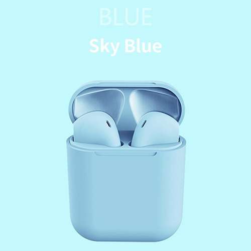 InPods 12  TWS Wireless Bluetooth V5.0 Earphones  - Blue