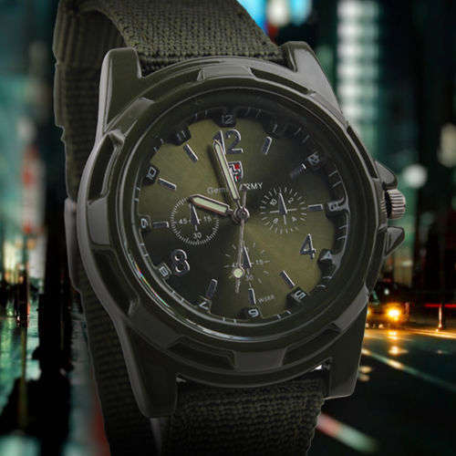 Mens Gemius Army Style Analog Watch