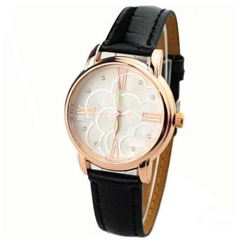 Ladies Elegant & Classic Leather Band Watch