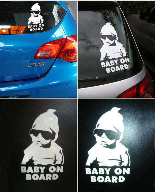 Cool & Cute  BABY ON BOARD  Sticker