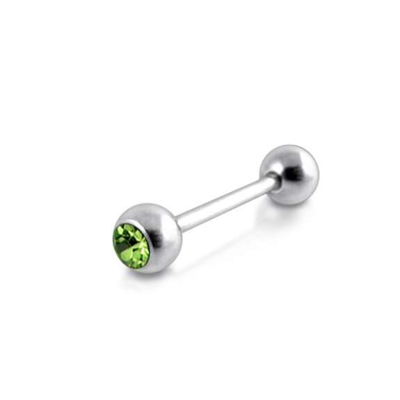 Cool and Sexy Tongue or Nipple Ring (Green)