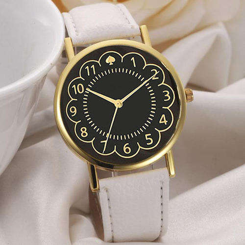 Ladies Elegant Leather Band Watch