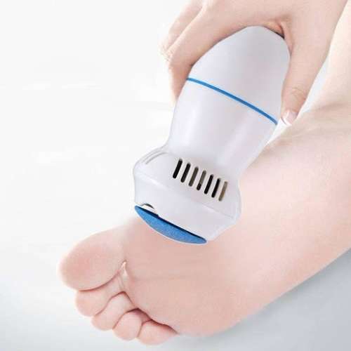 HIGH POWERED and COMPACT CALLUS REMOVER and FOOT FILE WITH BUILT IN VACUUM