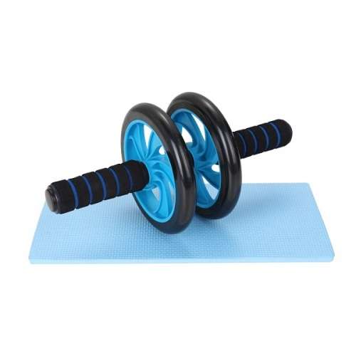 NUTRILITE ABS and CORE MUSCLE BUILDING WHEEL ABDOMINAL WORKOUT MACHINE with  FREE KNEE PAD