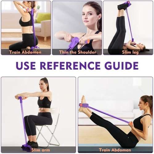 Pedal Puller Resistance Band Full Body Trimmer and Core Strengthner Machine