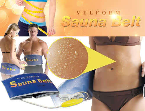 VELFORM SAUNA BODY SLIMMING BELT with FREE TAPE MEASURE