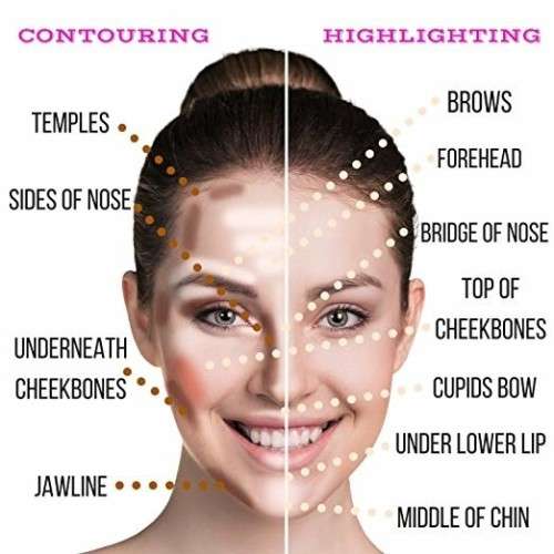 ALAZAWI Highlight and Contour Beauty Makeup Sponge
