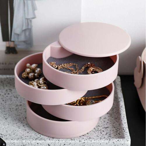Stunning 4 Tier Rotating Jewellery Box