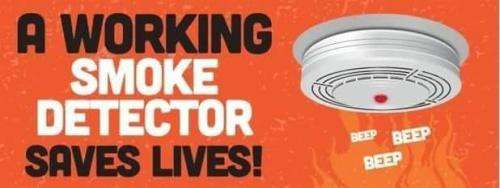 WIRELESS EARLY DETECTION and WARNING SMOKE DETECTOR ALARM