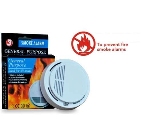 WIRELESS EARLY DETECTION and WARNING SMOKE DETECTOR ALARM