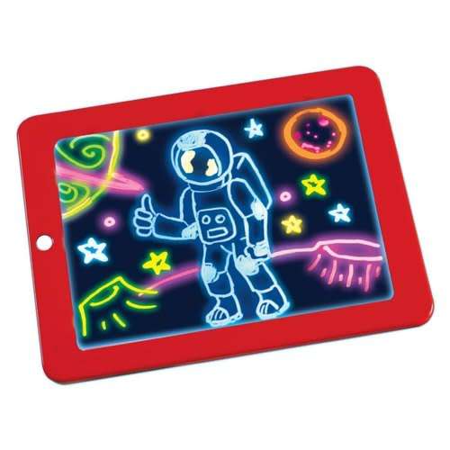 BRILLIANT LIGHTUP MAGICPAD SKETCH , CREATIVITY , EDUCATIONAL and EARLY SKILLS DRAWING PAD