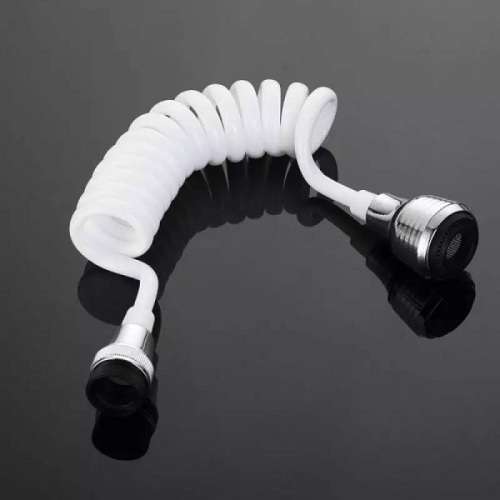 Super Sleek and Convenient Restaurant Style Flexible Kitchen Faucet Adapter