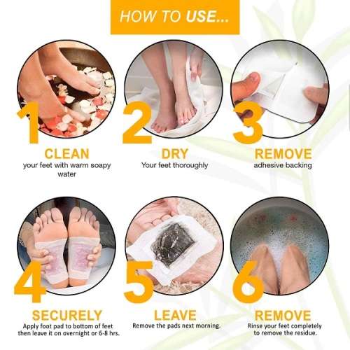 Powerful DH-8  Detox and Healing Pads - 8 Pack