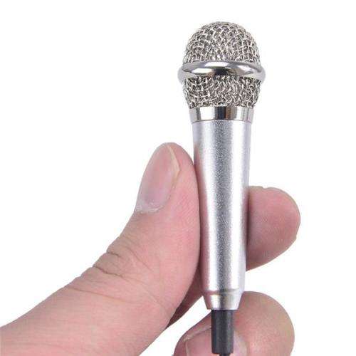 3.5mm Wired Mini Condenser Vlogging Microphone with Noise Reduction for Cellphone , Laptop or PC