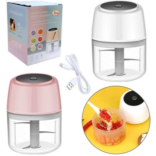 Powerful & Practical  Rechargeable One Touch  Mini Food Processor / Grinder