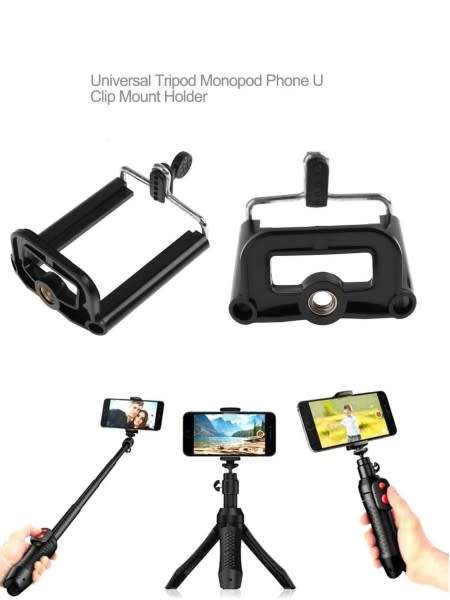Heavy Duty Photography Studio 2m Telescopic Tripod Lighting Stand with Phone Bracket