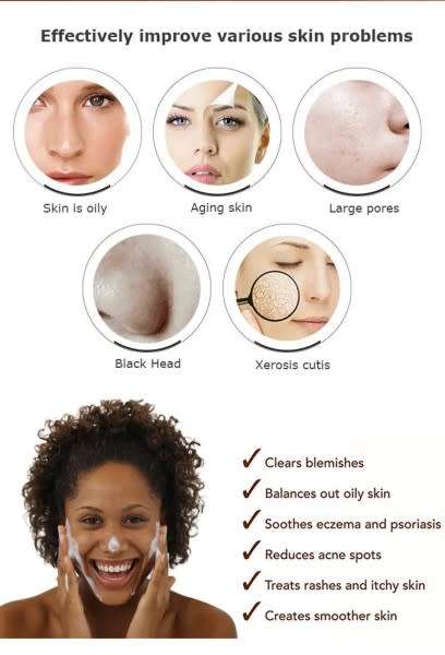 African Organic Skin Detox & Skin Repair Soap with Argan Oil & Avocado