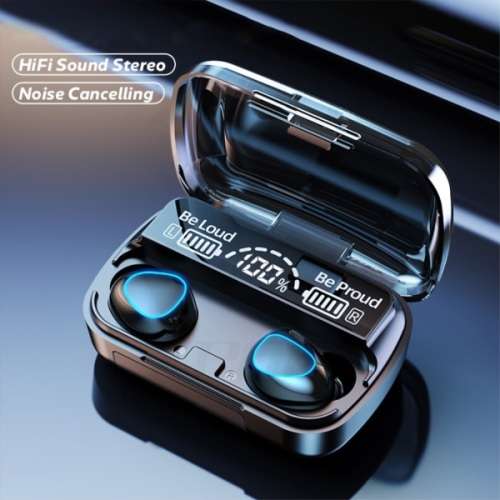 Brilliant Waterproof M10 True Wireless Bluetooth 5.1 Headset with 9D Stereo Sound